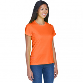 UltraClub 8420L Ladies Cool & Dry Performance Interlock T-Shirt - Bright Orange
