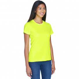 UltraClub 8420L Ladies Cool & Dry Performance Interlock T-Shirt - Bright Yellow