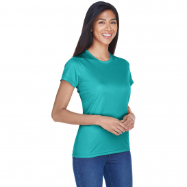 UltraClub 8420L Ladies Cool & Dry Performance Interlock T-Shirt - Jade