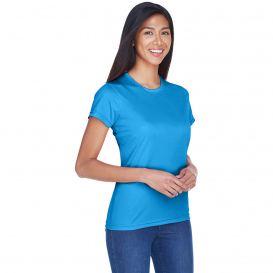 UltraClub 8420L Ladies Cool & Dry Performance Interlock T-Shirt - Sapphire
