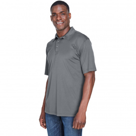 UltraClub 8425 Men\'s Cool & Dry Sport Performance Interlock Polo - Charcoal
