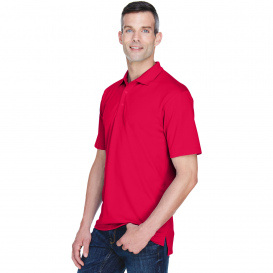 UltraClub 8445 Men\'s Cool & Dry Stain-Release Performance Polo - Red