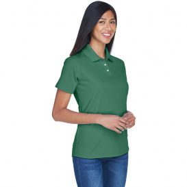 UltraClub 8445L Ladies Cool & Dry Stain-Release Performance Polo - Forest Green