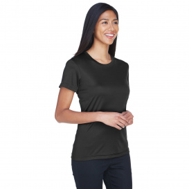 UltraClub 8620L Ladies Cool & Dry Basic Performance T-Shirt - Black