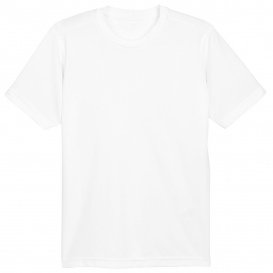 UltraClub 8620Y Youth Cool & Dry Basic Performance T-Shirt - White