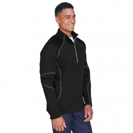 North End 88175 Catalyst Performance Fleece 1/4-Zip - Black