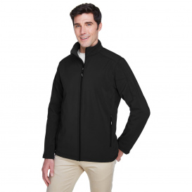 Core 365 88184 Men\'s Cruise Two-Layer Fleece Bonded Soft Shell Jacket - Black