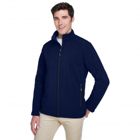 Core 365 88184T Men\'s Tall Cruise Two-Layer Fleece Bonded Soft Shell Jacket - Classic Navy