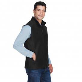 Core 365 88191 Men\'s Journey Fleece Vest - Black