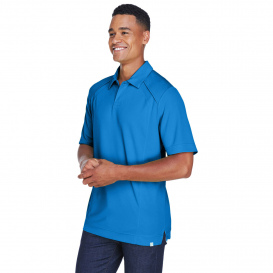 North End 88632 Men\'s Recycled Polyester Performance Pique Polo - Light Nautical Blue