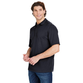 Core 365 CE104 Market Snag Protect Mesh Polo - Black