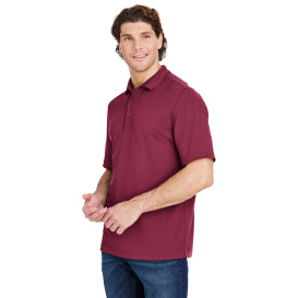 Core 365 CE104 Market Snag Protect Mesh Polo - Burgundy