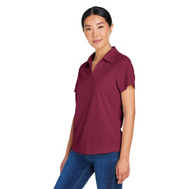 Core 365 CE104W Ladies Market Snag Protect Mesh Polo - Burgundy