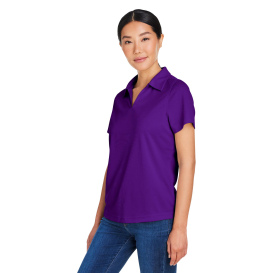 Core 365 CE104W Ladies Market Snag Protect Mesh Polo - Campus Purple