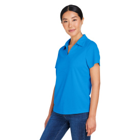 Core 365 CE104W Ladies Market Snag Protect Mesh Polo - Electric Blue