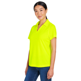 Core 365 CE104W Ladies Market Snag Protect Mesh Polo - Safety Yellow