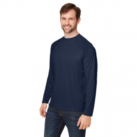 Core 365 CE110 Unisex Ultra UVP Long-Sleeve Raglan T-Shirt - Classic Navy