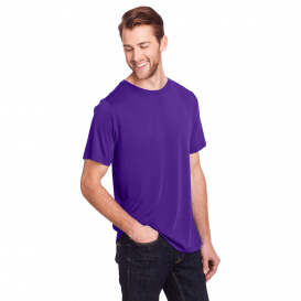 Core 365 CE111 Adult Fusion ChromaSoft Performance T-Shirt - Campus Purple