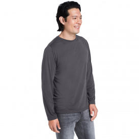 Core 365 CE111L Adult Fusion ChromaSoft Performance Long-Sleeve T-Shirt - Carbon