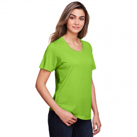 Core 365 CE111W Ladies Fusion ChromaSoft Performance T-Shirt - Acid Green