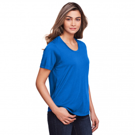 Core 365 CE111W Ladies Fusion ChromaSoft Performance T-Shirt - True Royal