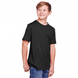 Core 365 CE111Y Youth Fusion ChromaSoft Performance T-Shirt - Black