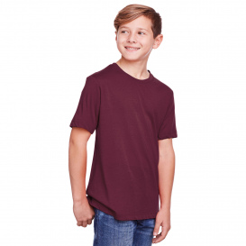 Core 365 CE111Y Youth Fusion ChromaSoft Performance T-Shirt - Burgundy