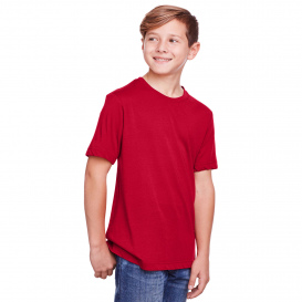 Core 365 CE111Y Youth Fusion ChromaSoft Performance T-Shirt - Classic Red