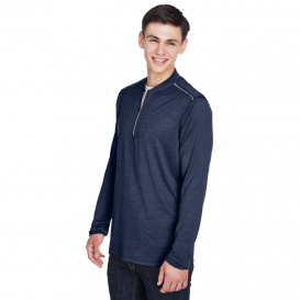 Core 365 CE401 Men\'s Kinetic Performance Quarter-Zip - Classic Navy/Carbon