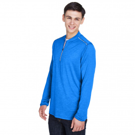 Core 365 CE401 Men\'s Kinetic Performance Quarter-Zip - True Royal/Carbon
