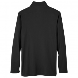 Core 365 CE405 Men\'s Fusion ChromaSoft Pique Quarter-Zip - Black