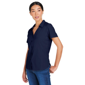 Core 365 CE510W Ladies Ultra UVP Marina Shirt - Classic Navy
