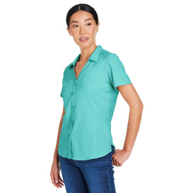 Core 365 CE510W Ladies Ultra UVP Marina Shirt - Sea Glass
