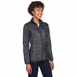 Core 365 CE700W Ladies Prevail Packable Puffer Jacket - Carbon