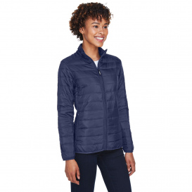 Core 365 CE700W Ladies Prevail Packable Puffer Jacket - Classic Navy