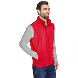 Core 365 CE701 Men\'s Cruise Two-Layer Fleece Bonded Soft Shell Vest - Classic Red