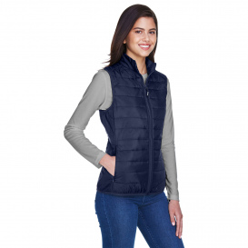 Core 365 CE702W Ladies Prevail Packable Puffer Vest - Classic Navy
