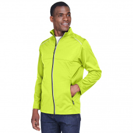 Core 365 CE708 Mens Techno Lite Three-Layer Knit Tech-Shell - Safety Yellow