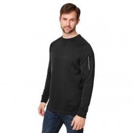 Core 365 CE800 Core 365 Unisex Fusion ChromaSoft Fleece Crew Pullover - Black