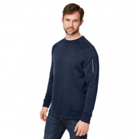 Core 365 CE800 Core 365 Unisex Fusion ChromaSoft Fleece Crew Pullover - Classic Navy