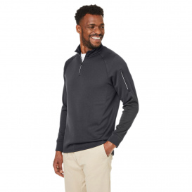 Core 365 CE801 Unisex Fusion ChromaSoft™ Fleece Quarter-Zip - Carbon