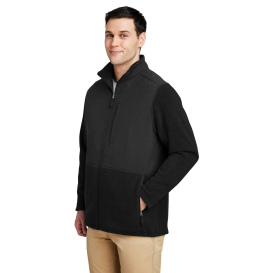 Core 365 CE890 Men\'s Journey Summit Hybrid Full-Zip - Black/Black