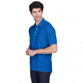 Devon & Jones D100 Men\'s Pima Pique Short Sleeve Polo - French Blue