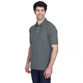 Devon & Jones D100 Men\'s Pima Pique Short Sleeve Polo - Graphite