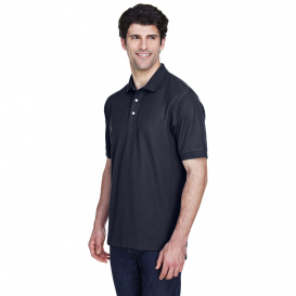 Devon & Jones D100 Men\'s Pima Pique Short Sleeve Polo - Navy