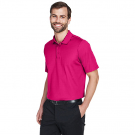 Devon & Jones DG20 CrownLux Performance Plaited Polo - Crown Raspberry