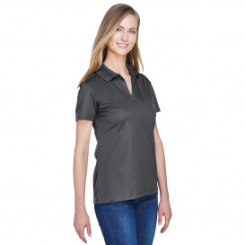 Devon & Jones DG20W CrownLux Performance Ladies Plaited Polo - Graphite