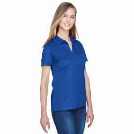 Devon & Jones DG20W CrownLux Performance Ladies Plaited Polo - True Royal