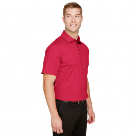 Devon & Jones DG22 CrownLux Performance Address Melange Polo - Red Heather