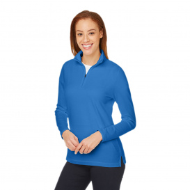 Devon & Jones DG400W New Classics Ladies Performance Quarter-Zip - French Blue
